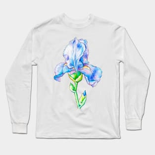 The watercolor flower Long Sleeve T-Shirt